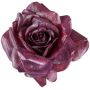 Decorative rose bloom ZINTOR, dark red, Ø18cm