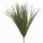 Artificial lamp cleaner grass WILFEN on a stake, crossdoor, green-red, 16"/40cm