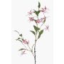 Decorative fuchsia branch FROWEL, pink-white, 37"/95cm