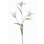 Artificial lily branch WOLVEX, light pink, 3ft/100cm
