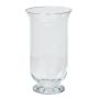 Glass table vase LEA OCEAN, transparent, 10"/25cm, Ø5.9"/15cm