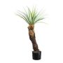 Plastic palm tree Yucca CLATA, grey-green, 3ft/95cm