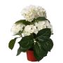 Artificial flower hydrangea TEMARI, cream, 16"/40cm, Ø3.9"-4.7"/10-12cm