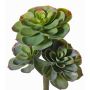 Fake echeveria NADIA, on spike, green-red, 12"/30cm, Ø8"/20cm