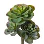 Fake echeveria NADIA, on spike, green-red, 12"/30cm, Ø8"/20cm