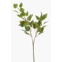 Decorative branch Birch NERIS with blossoms, green, 28"/70cm