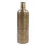 Metall Flaschenvase MAGDALINA, gold, 21"/53cm, Ø5.7"/14.5cm