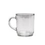 Tea glass KINSY with handle, 3 pcs, clear, 10cm, Ø7cm, 250ml
