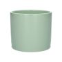 Ceramic pot FERDINANTA with pattern, mat mint green, 4.8"/12.3cm, Ø5.3"/13.5cm