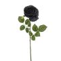 Rose Artificial BRUNETTE, black, 70cm, Ø11cm