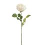 Rose Artificial BRUNETTE, white, 70cm, Ø11cm