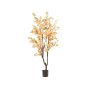 Cherry blossom tree Artificial JANKFUN with blossoms, artificial trunk, peach, 7ft/210cm