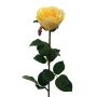 Decorative flower Rose NORLAN, light yellow, 28"/70cm