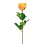 Decorative flower rose NORLAN, apricot, 28"/70cm, Ø3.1"/8cm