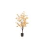Cherry blossom tree Artificial JANKFUN with blossoms, artificial trunk, peach, 4ft/135cm