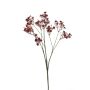 Artificial Baby’s breath LITAGO, burgundy, 70cm, Ø1,5cm