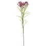 Artificial branch Wax flower MEDEA, fuchsia, 80cm, Ø6cm