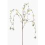 Decorative jasmine branch GLAFOR, hanging, blue, 4ft/135cm
