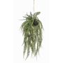 Artificial royal fern MANASLU, soil ball, roots, green, 28"/70cm