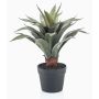 Artificial Agave attenuata RUPUN in decorative pot, green, 18"/45cm