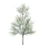 Artificial branch Parasol pine GRAVEL, snow-covered, white-green, 16"/40cm