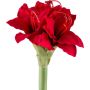 Plastic flower Amaryllis LIKONE, red, 12"/30cm