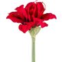 Plastic flower Amaryllis LIKONE, red, 20"/50cm