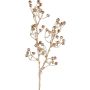 Artificial branch Flax ZULBER with ears, gold, 14"/35cm