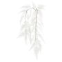 Artificial branch shield fern VRENTO, snow-covered, white, 3ft/100cm