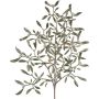 Artificial branch Mistletoe PLAVIR with berries, gold-green, 22"/55cm