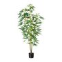 Artificial Hemp Tree BUGIN, artificial trunk, green, 5ft/150cm