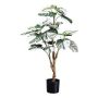 Artificial Philodendron Monstera Deliciosa Variegata PILTA, green-white, 31"/80cm