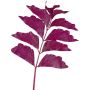 Plastic palm frond, fishtail palm MANDEW, aubergine, 31"/80cm