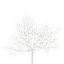 Artificial branch Gorgonia STRAVO, white, 18"/45cm