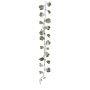Artificial garland Bauhinia GLIPAN, snow-covered, white-green, 33"/85cm