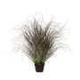 Artificial grass Pennisetum PONZA in decorative pot, frosted, white-green, 3ft/95cm