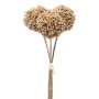 Artificial allium bunch DUNZA, metallic gold, 10"/26cm