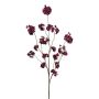 Artificial branch Japanese flowering cherry VORLUN with flowers, purple, 4ft/130cm