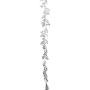 Artificial garland Smilax ROVIER, metallic silver, 5ft/165cm