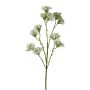 Decorative yarrow branch GRUNTO, white, 26"/65cm