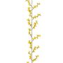 Artificial flower garland Forsythia GLIP, yellow, 5ft/165cm
