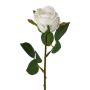 Artificial flower Rose EMBERY, white, 18"/45cm