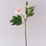 Artificial peony FYRFAR, open, light pink, 60cm