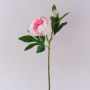 Artificial peony FYRFAR, open, pink, 60cm