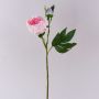 Artificial peony FYRFAR, half-open, pink, 60cm