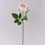 MARNUK artificial cabbage rose, cream-pink, 60cm, Ø9cm