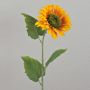 Artificial sunflower ESDINA, yellow-orange, 75cm, Ø13cm