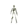 Halloween decorative figure mini skeleton WENDELIN covered with moss, 16"/40cm