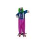 Halloween monster clown MOREDO with sound and movement function, LEDs, 20"x28"x5ft/50x70x160cm