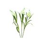 Artificial delphinium AKSINJA, 3 pieces, LEDs, white, 33"/85cm